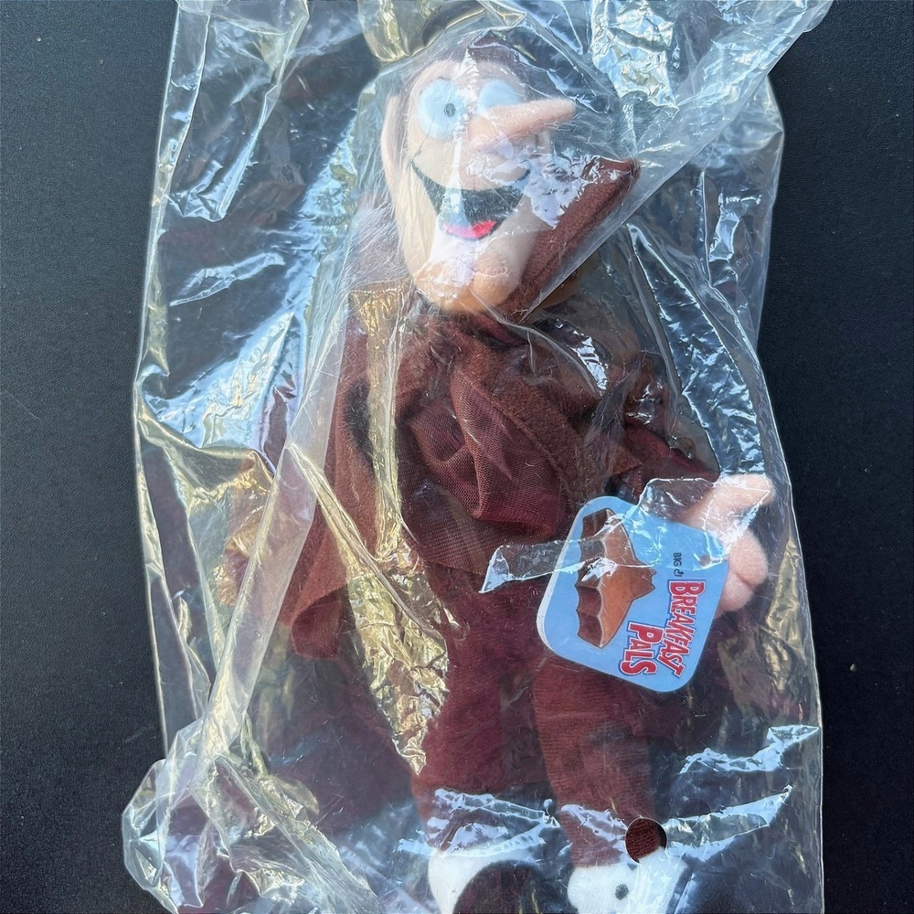 Vintage 1998 General Mills Count Chocula Big G Breakfast Pals Plush Cereal Toy